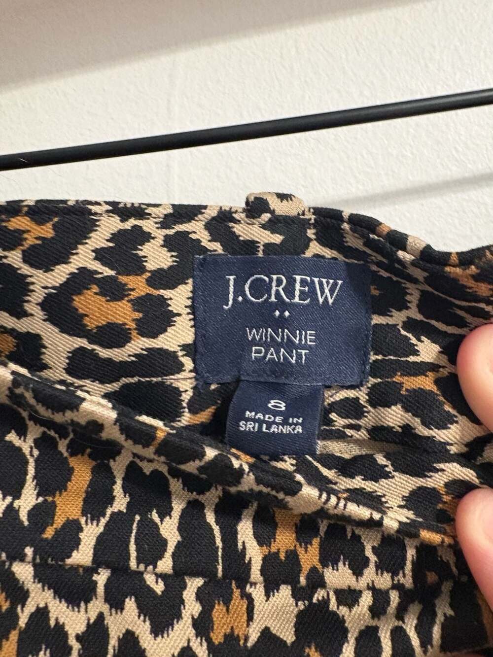 J.Crew NWOT Winnie Pants Leopard Print
Sz 8 Preppy Animal Print Work Career - Picture 4 of 7